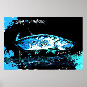 Poster Azuis do tarpão