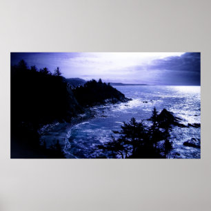 Poster Azuis litorais