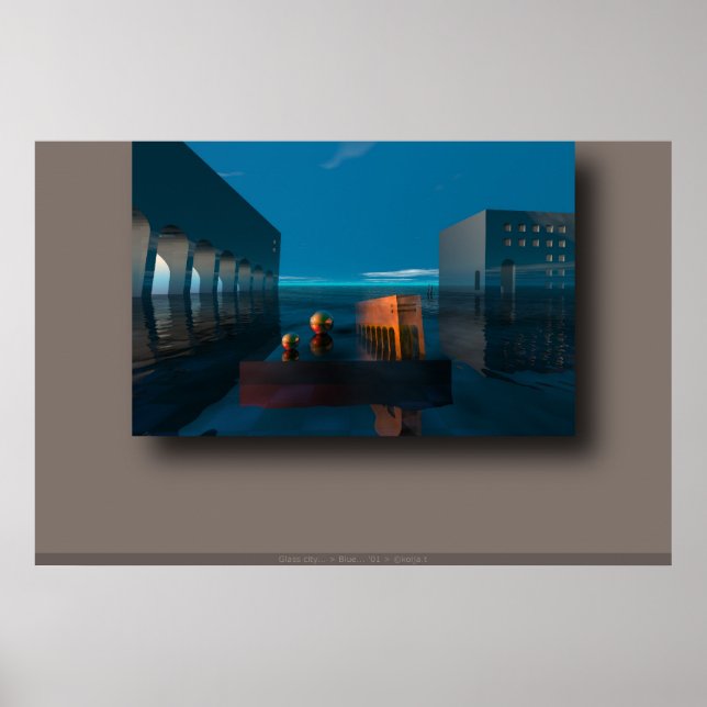 Poster Azul... (Frente)