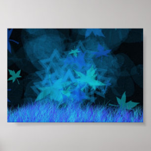 Poster azul