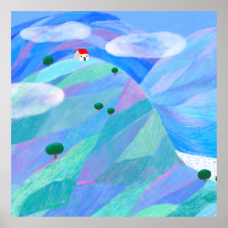 Poster Azul