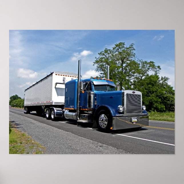 Poster azul 379 para andar (Frente)