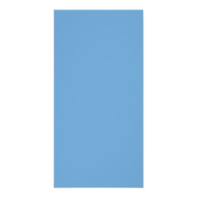 Pôster Azul-céu (cor sólida) Aero (Frente)