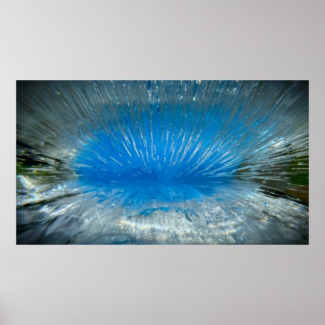 Poster Azul Congelado,  (Frente)