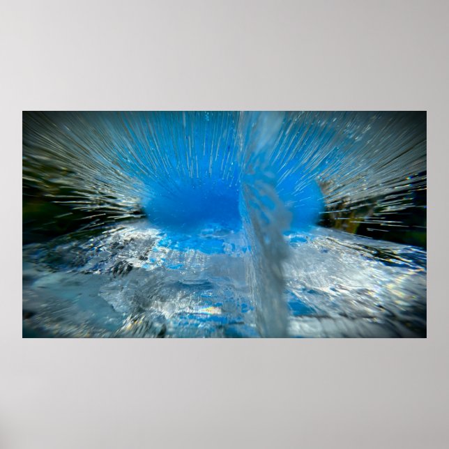 Poster Azul Congelado,  (Frente)