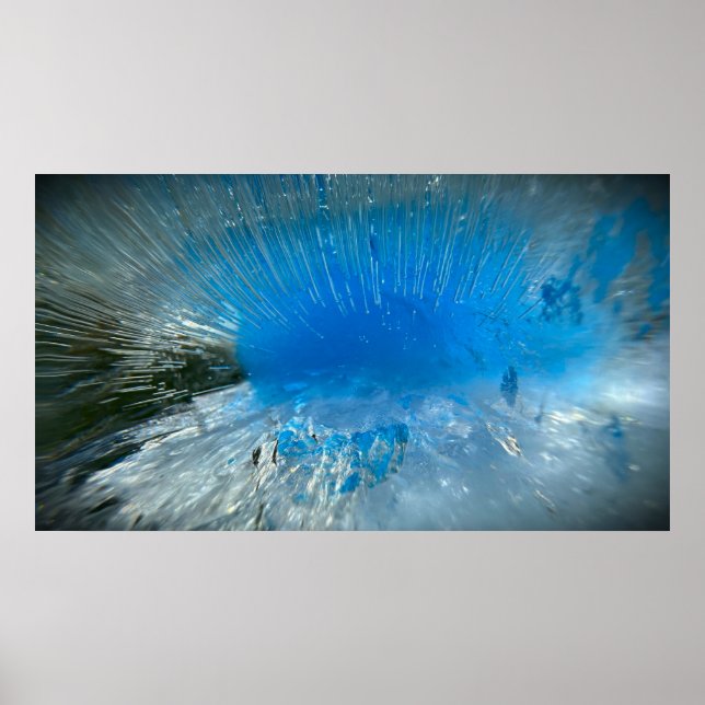 Poster Azul Congelado,  (Frente)