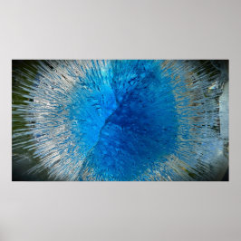 Poster Azul Congelado,