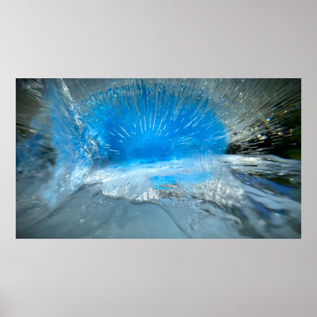 Poster Azul Congelado,  (Frente)