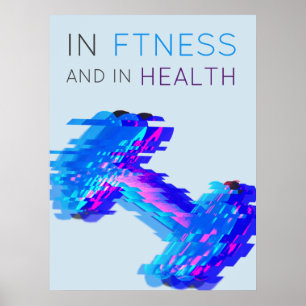 Poster Azul da arte moderna da inspiração da malhação