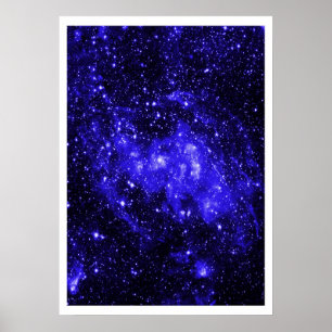 Poster Azul de Chandra (W44)
