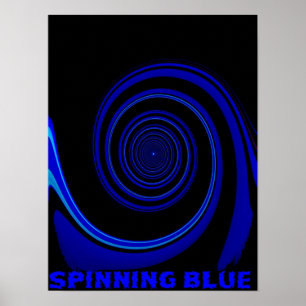 POSTER AZUL DE GIRO