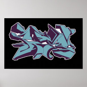 poster azul de grafite 2011