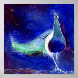 Pôster Azul de pavão 2013