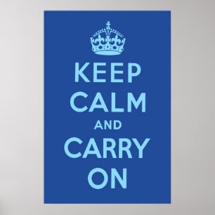 Pôster Azul de St Petersburg