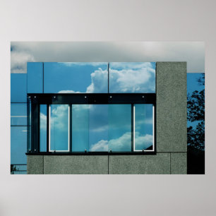 Pôster Azul do Bauhaus