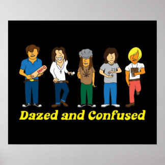 Poster Azul e confuso