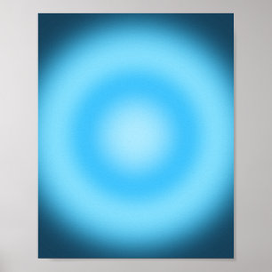 Poster Azul gradiente