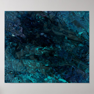 Poster Azul Líquido