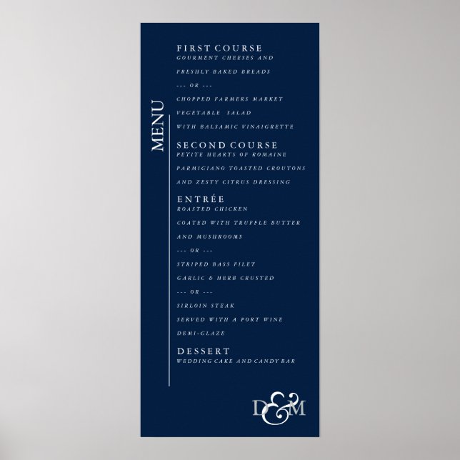 Poster Azul Noturno Polar (Frente)