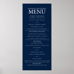 Poster Azul Noturno Polar