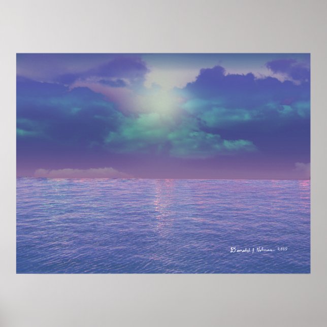 Poster Azul Real (Frente)