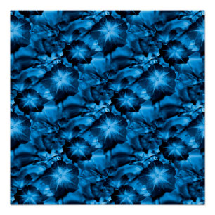 Pôster Azul-Seda...