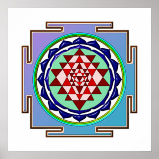 PÔSTER AZUL YANTRA