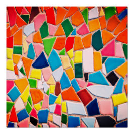 Pôster Azulejo de cores