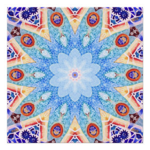 Pôster Azulejo de Gaudi.