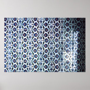 Pôster Azulejo do Moorish, o palácio, Sintra, Portugal