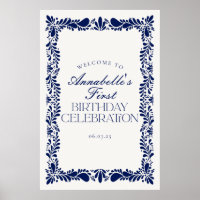 Azulejo Talavera Fiesta Festa de aniversário Bem-v