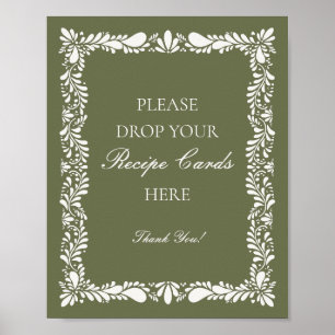 Poster Azulejo Verde Talavera Espanhol Compartilha uma Br