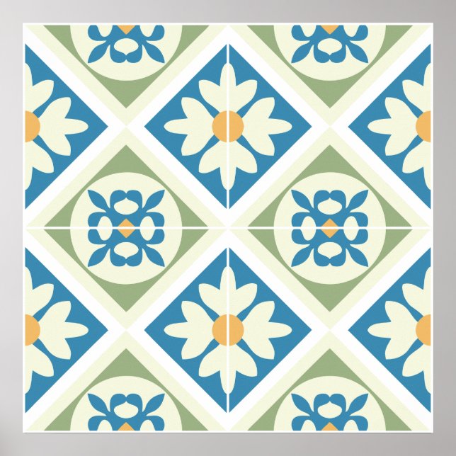 Poster Azulejos Andaluzes 13 (Frente)