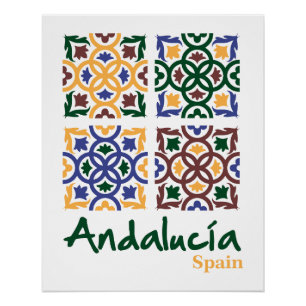 Pôster Azulejos Andaluzes 3