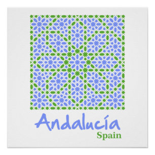 Pôster Azulejos Andaluzes 7
