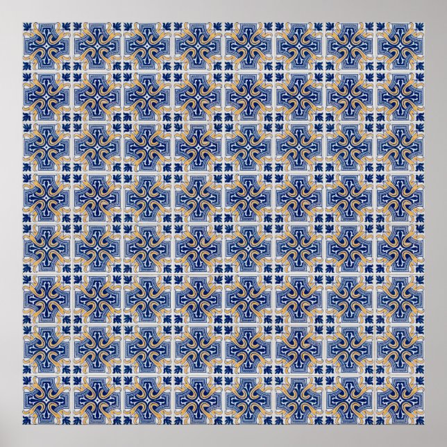 Pôster Azulejos cerâmicos (Frente)
