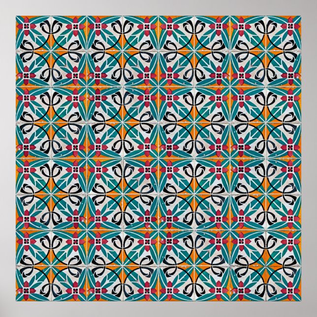 Pôster Azulejos cerâmicos (Frente)