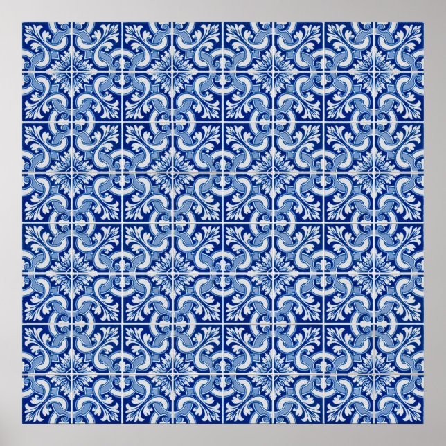 Poster Azulejos cerâmicos (Frente)