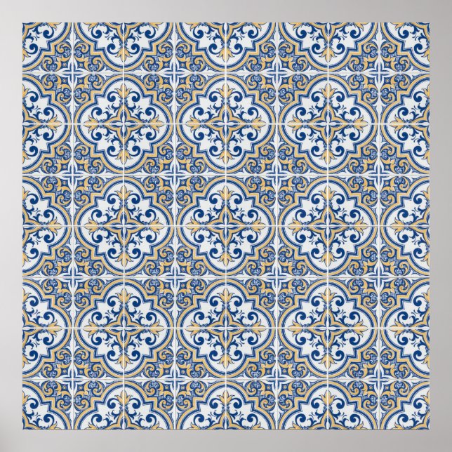 Pôster Azulejos cerâmicos (Frente)