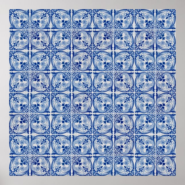 Pôster Azulejos cerâmicos (Frente)