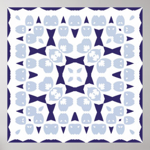Poster Azulejos cerâmicos azulejo portugal. Vintage sem d