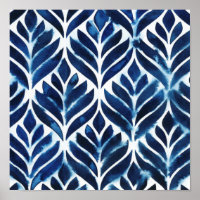 Azulejos de cobalto para aquarelas IV