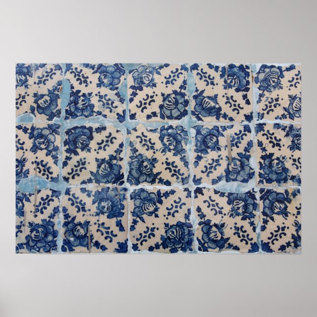 Pôster Azulejos do Azulejo Português (Frente)