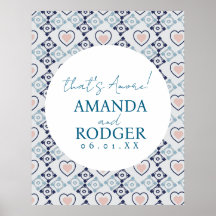 Azulejos e Corações Italianos That's Amore