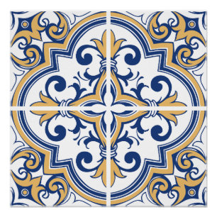 Pôster Azulejos em português 1