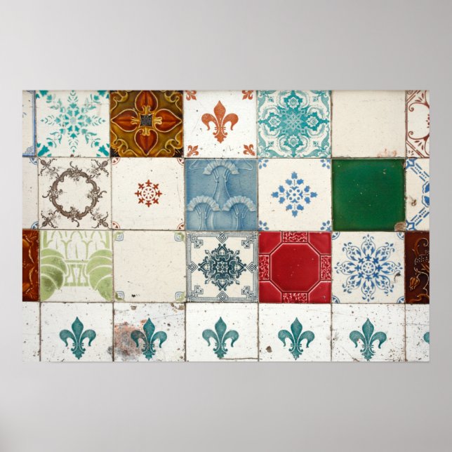 Pôster Azulejos Portugueses (Frente)