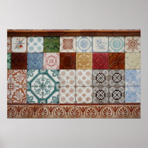 Poster Azulejos Portugueses