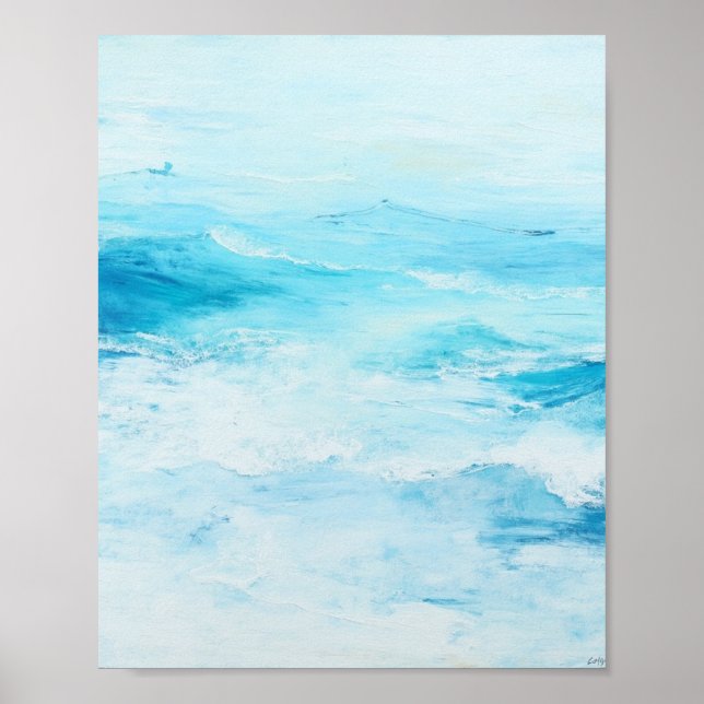 Poster Azure Serenity (Frente)