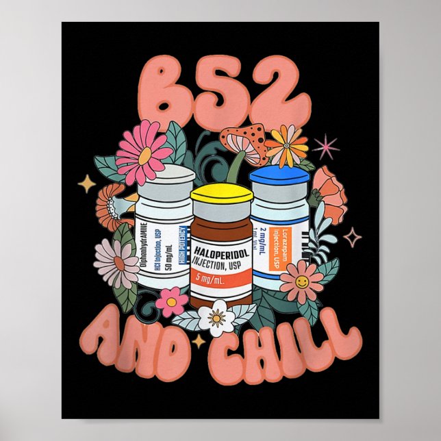 Poster B52 E Enfermeira De Psicose De Enchimento Dream Be (Frente)