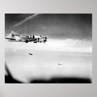 Pôster B-17 Fortaleza Voadora